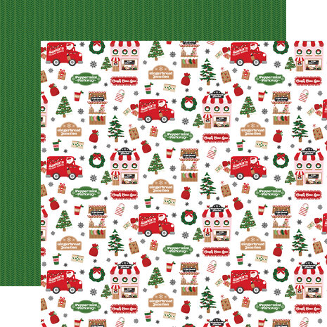 Echo Park Santa's Christmas Delivery 12x12 Inch Collection Kit (SCD459016)