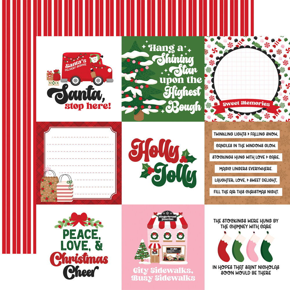 Echo Park Santa's Christmas Delivery 12x12 Inch Collection Kit (SCD459016)