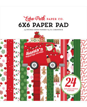 Echo Park Santa's Christmas Delivery 6x6 Inch Paper Pad (SCD459023) Echo Park Santa's Christmas Delivery 6x6 Inch Paper Pad (SCD459023)