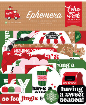 Echo Park Santa's Christmas Delivery Ephemera (SCD459024) Echo Park Santa's Christmas Delivery Ephemera (SCD459024)