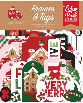 Echo Park Santa's Christmas Delivery Ephemera Frames & Tags (SCD459025) Echo Park Santa's Christmas Delivery Ephemera Frames & Tags (SCD459025)