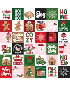 Echo Park Santa's Christmas Delivery 12x12 Inch Element Sticker (SCD459014) Echo Park Santa's Christmas Delivery 12x12 Inch Element Sticker (SCD459014)