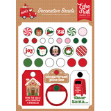 Echo Park Santa's Christmas Delivery Adhesive Brads (SCD459020)