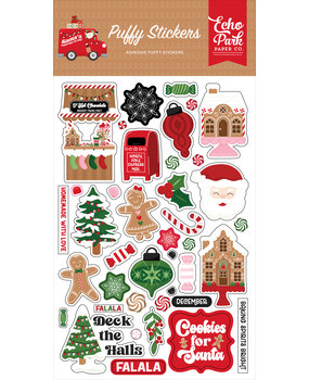 Echo Park Santa's Christmas Delivery Puffy Stickers (SCD459066) Echo Park Santa's Christmas Delivery Puffy Stickers (SCD459066)