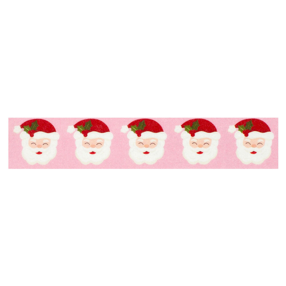 Echo Park Santa's Christmas Delivery Washi Tape Pink Jolly Santa (SCD459037) Echo Park Santa's Christmas Delivery Washi Tape Pink Jolly Santa (SCD459037)