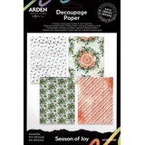 Arden Creative Studio Season of Joy 6x8 Inch Decoupage Paper (ACSDP0002)