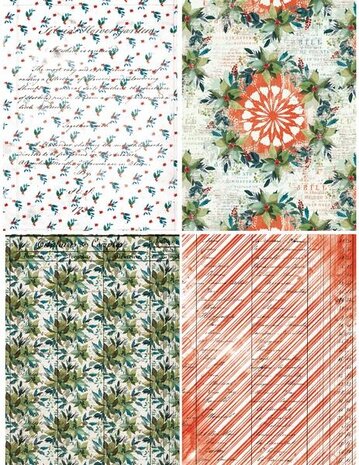 Arden Creative Studio Season of Joy 6x8 Inch Decoupage Paper (ACSDP0002) Arden Creative Studio Season of Joy 6x8 Inch Decoupage Paper (ACSDP0002)