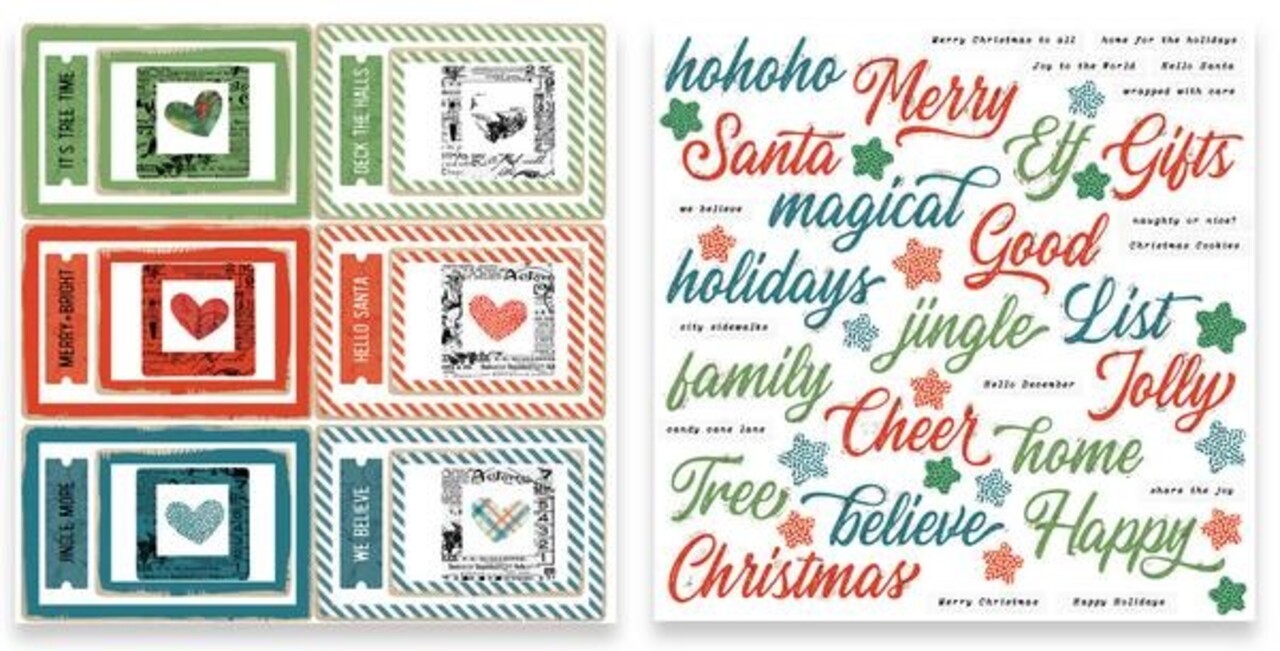 Arden Creative Studio Season of Joy Page Makers Ephemera Pack (ACSEP0006)