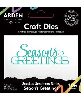 Arden Creative Studio Season of Joy Stacked Season's Greetings Die Set (ACSCD0017) Arden Creative Studio Season of Joy Stacked Season's Greetings Die Set (ACSCD0017)