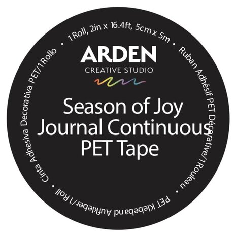 Arden Creative Studio Season of Joy Continuous Kiss-Cut PET Tape (ACSCT0006) Arden Creative Studio Season of Joy Continuous Kiss-Cut PET Tape (ACSCT0006)