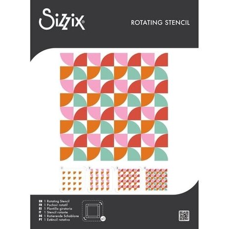 Sizzix Rotating Stencils Candy Kitsch (666982)