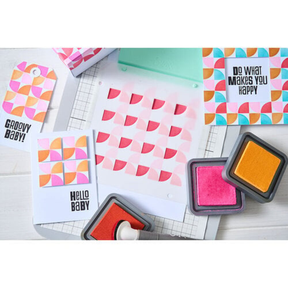 Sizzix Rotating Stencils Candy Kitsch (666982)