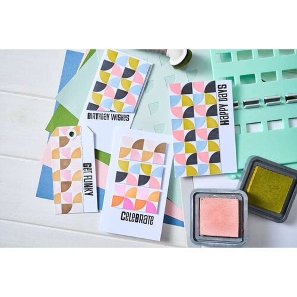 Sizzix Rotating Stencils Candy Kitsch (666982)