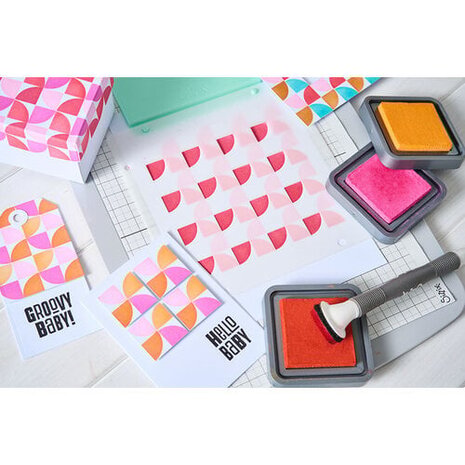 Sizzix Rotating Stencils Candy Kitsch (666982)