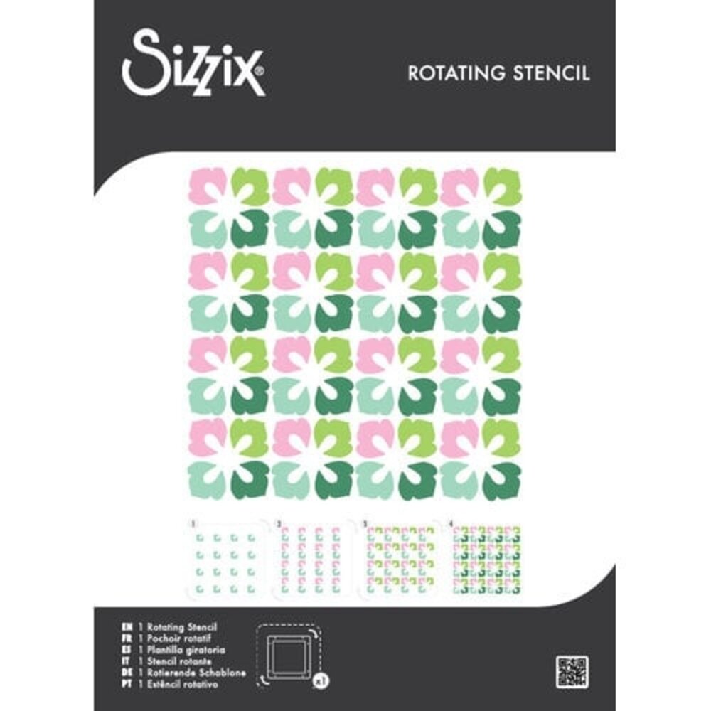 Sizzix Rotating Stencils Flower Power (666983) Sizzix Rotating Stencils Flower Power (666983)