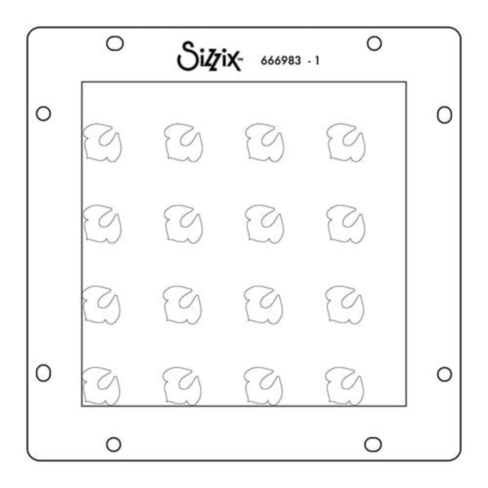 Sizzix Rotating Stencils Flower Power (666983) Sizzix Rotating Stencils Flower Power (666983)