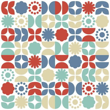 Sizzix Rotating Stencils Retro Vibe (666986)