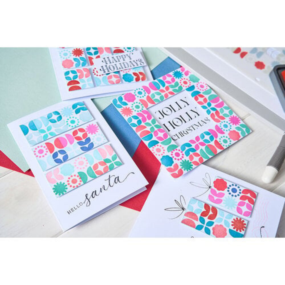 Sizzix Rotating Stencils Retro Vibe (666986)