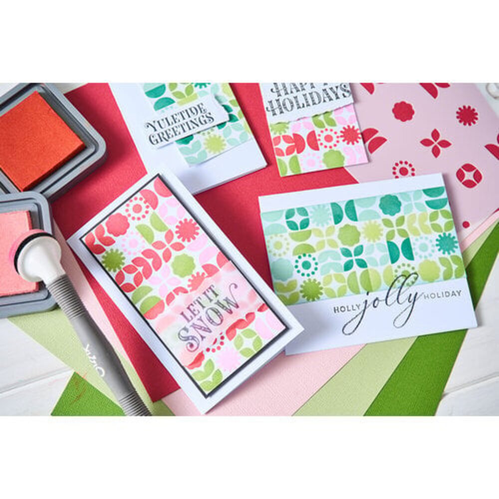 Sizzix Rotating Stencils Retro Vibe (666986)