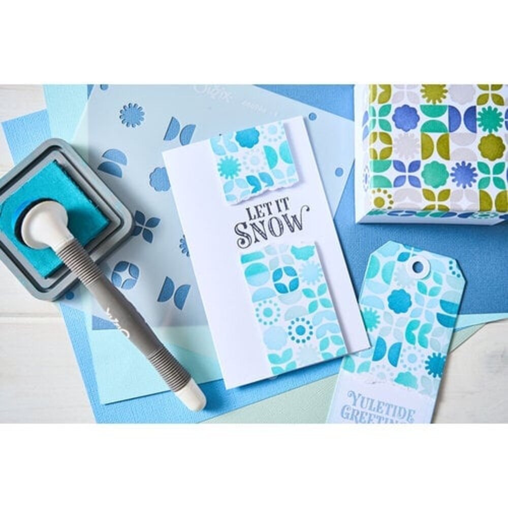Sizzix Rotating Stencils Retro Vibe (666986)