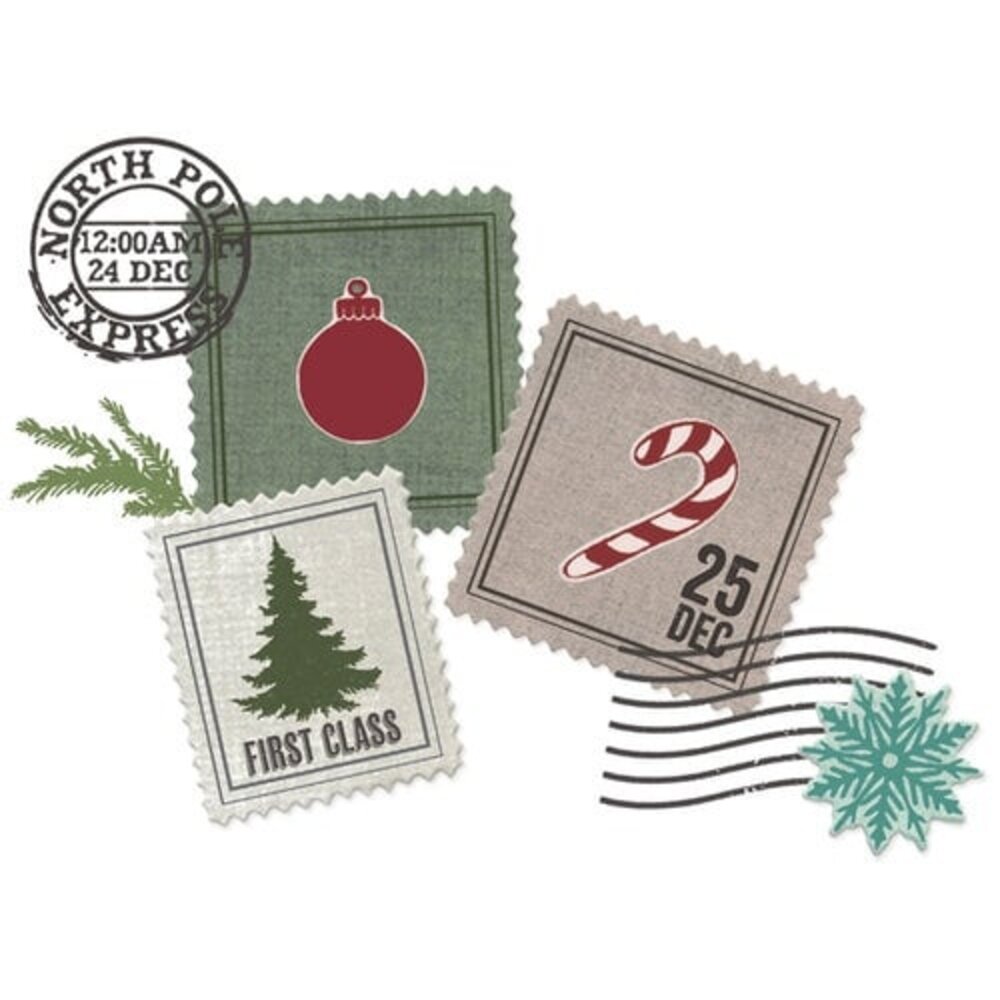 Sizzix 49 and Market Clear Stamps with Framelits Special Delivery (667009) Sizzix 49 and Market Clear Stamps with Framelits Special Delivery (667009)