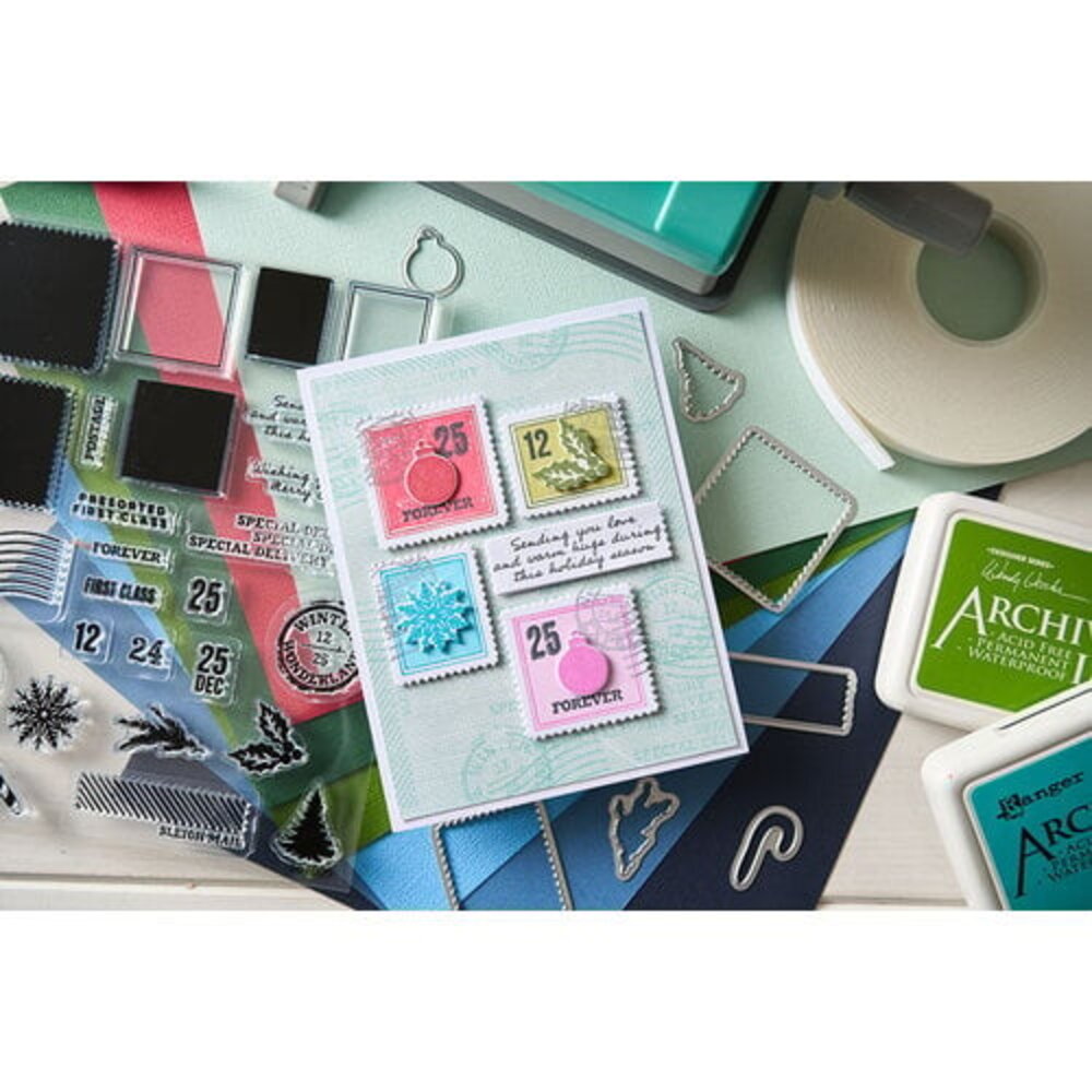 Sizzix 49 and Market Clear Stamps with Framelits Special Delivery (667009) Sizzix 49 and Market Clear Stamps with Framelits Special Delivery (667009)