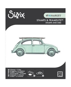 Sizzix 49 and Market Clear Stamps with Framelits Journey Home (667012) Sizzix 49 and Market Clear Stamps with Framelits Journey Home (667012)