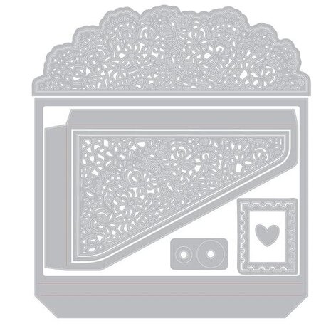 Sizzix 49 and Market Thinlits Die Set Laced Folio (667014)