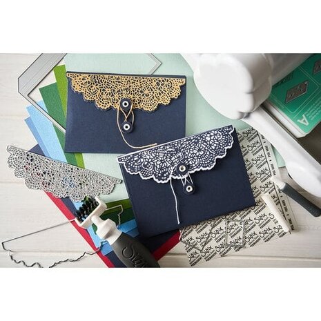 Sizzix 49 and Market Thinlits Die Set Laced Folio (667014)