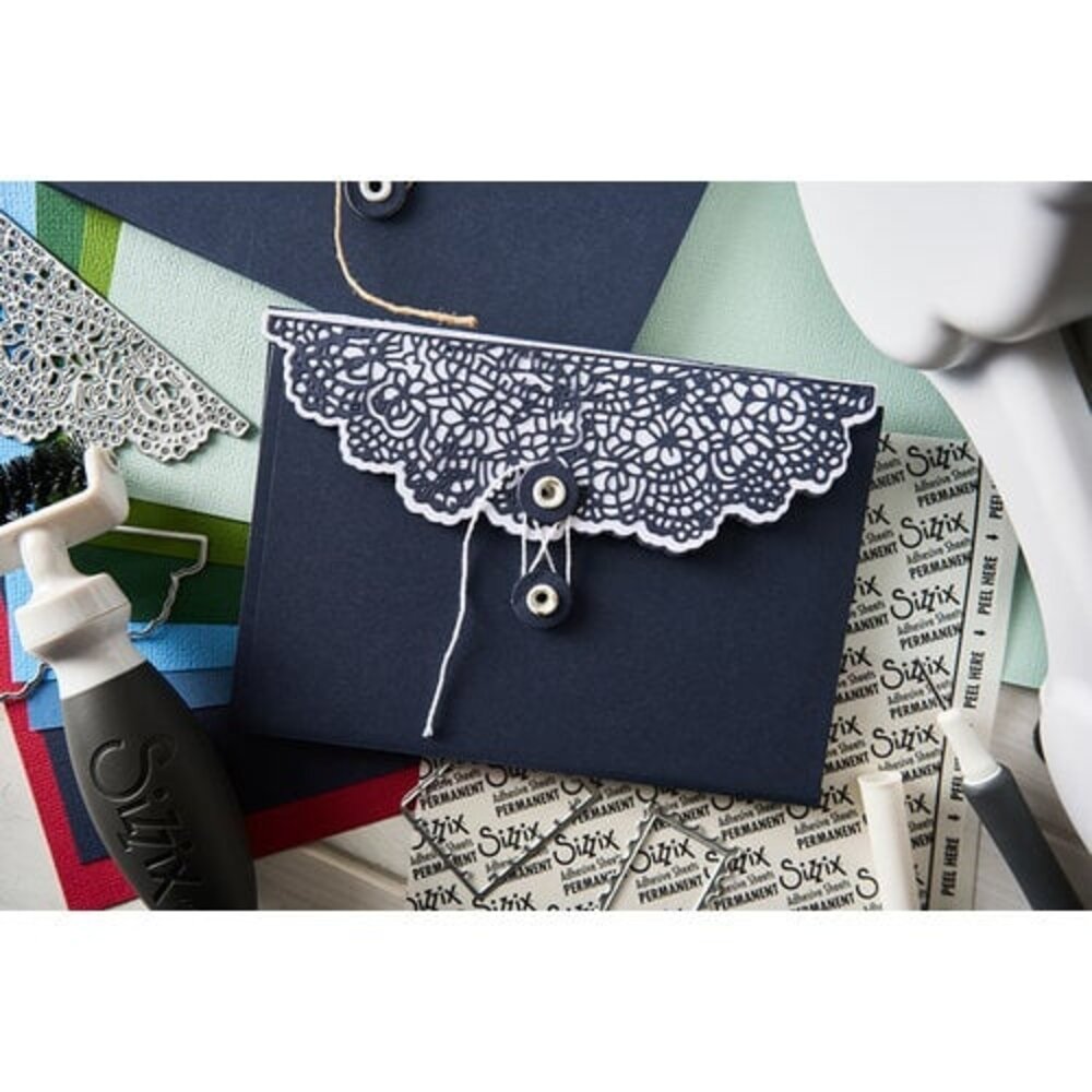 Sizzix 49 and Market Thinlits Die Set Laced Folio (667014)