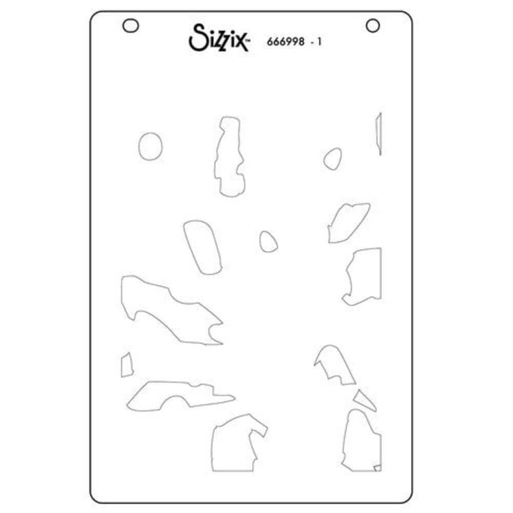 Sizzix Catherine Pooler Layered Stencils Paper Scraps (666998) Sizzix Catherine Pooler Layered Stencils Paper Scraps (666998)