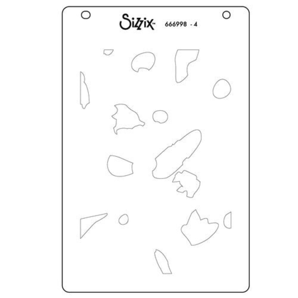 Sizzix Catherine Pooler Layered Stencils Paper Scraps (666998) Sizzix Catherine Pooler Layered Stencils Paper Scraps (666998)