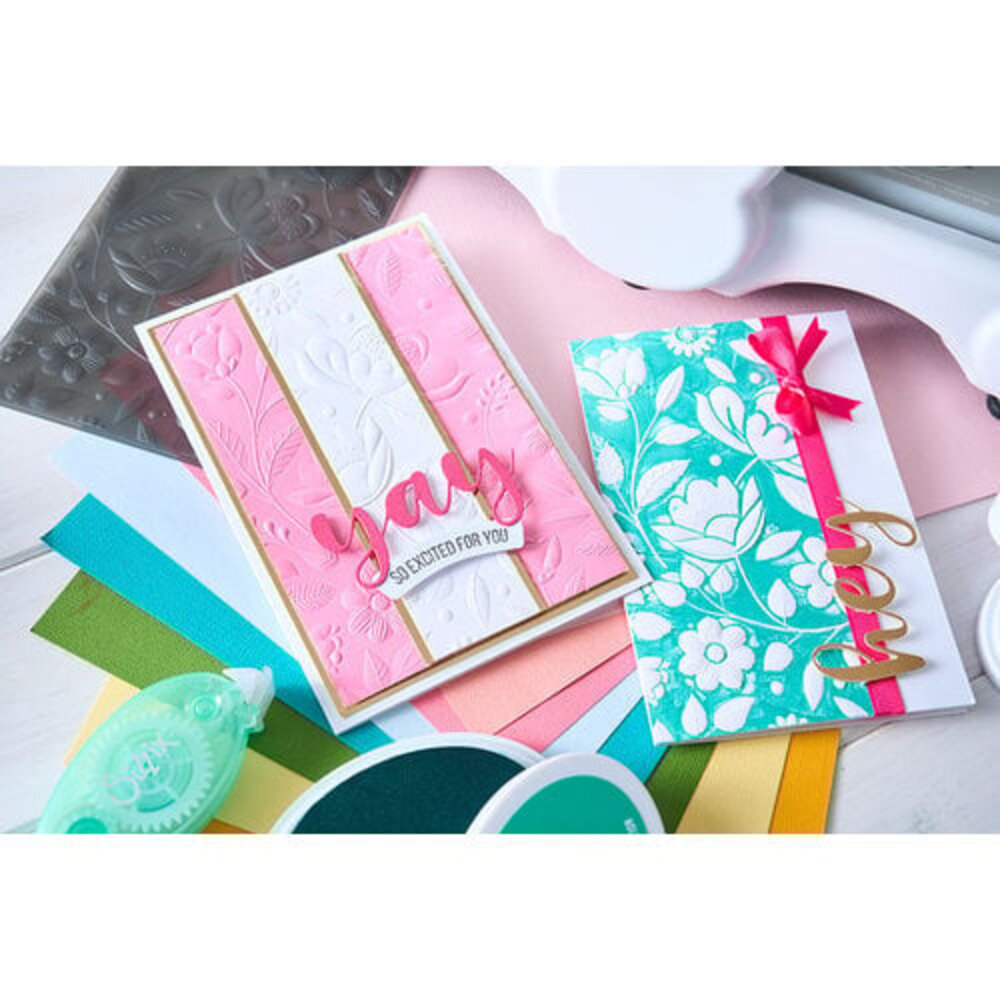 Sizzix Catherine Pooler 3D Textured Impressions Happy Garden (666981)