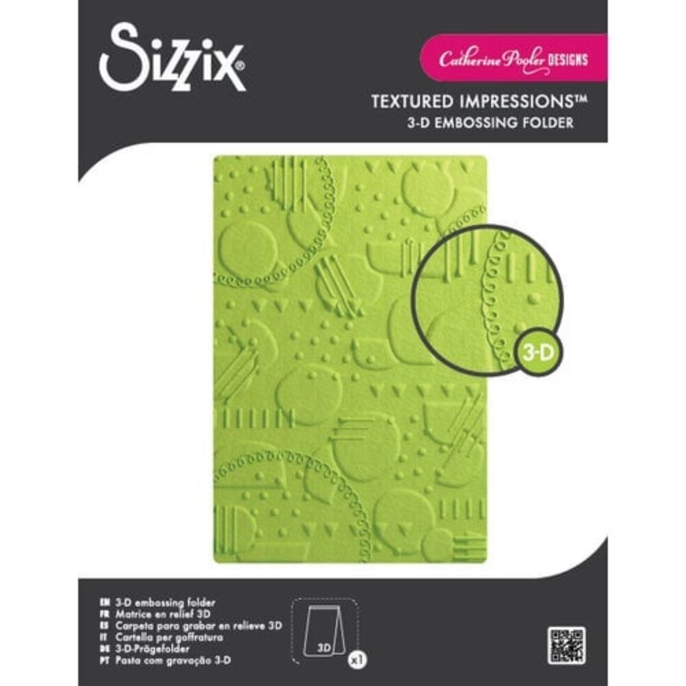 Sizzix Catherine Pooler 3D Textured Impressions On the Spot (666995)