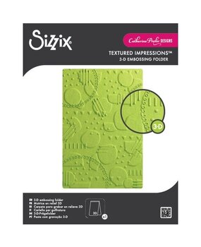 Sizzix Catherine Pooler 3D Textured Impressions On the Spot (666995)