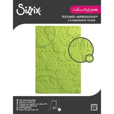 Sizzix Catherine Pooler 3D Textured Impressions On the Spot (666995)