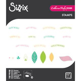 Sizzix Catherine Pooler Clear Stamps Overarching Sentiments (666997)