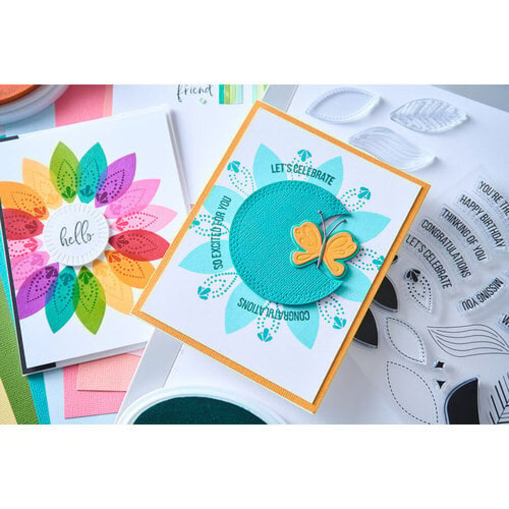 Sizzix Catherine Pooler Clear Stamps Overarching Sentiments (666997)