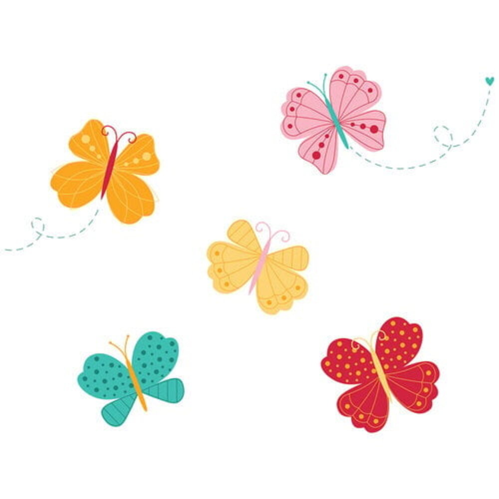 Sizzix Catherine Pooler Clear Stamps Bright Butterflies #1 (666992)