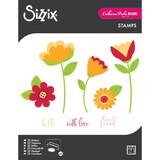 Sizzix Catherine Pooler Clear Stamps Whimsy Bloom #1 (666994)