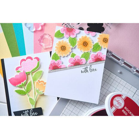 Sizzix Catherine Pooler Clear Stamps Whimsy Bloom #1 (666994)