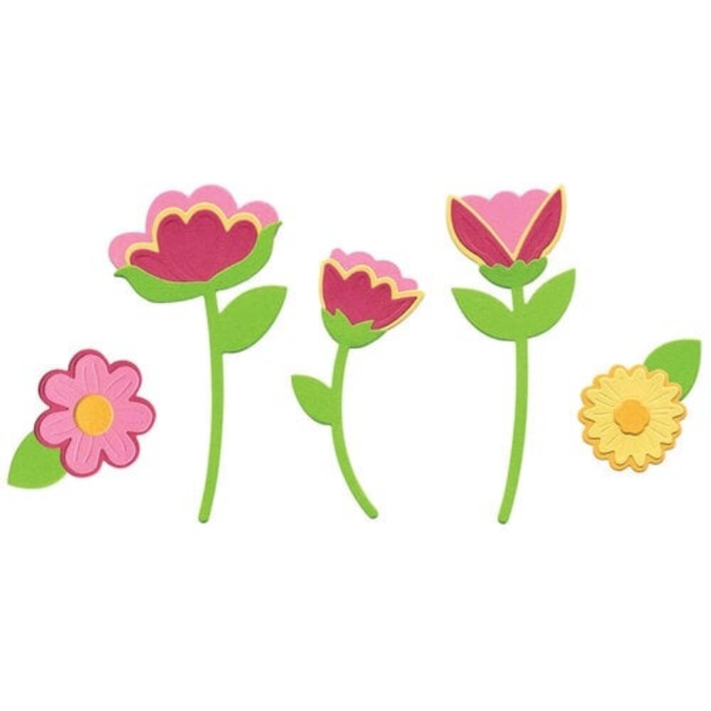 Sizzix Catherine Pooler Framelits Die Set Whimsy Blooms #2 (667008)