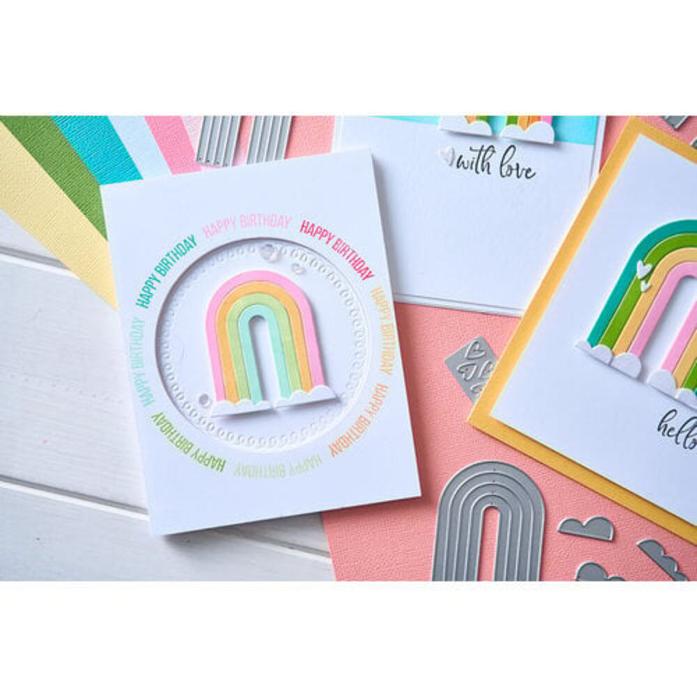 Sizzix Catherine Pooler Framelits Die Set Border Party Circles (666991)