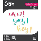 Sizzix Catherine Pooler Thinlits Die Set Exclamation Word (666993)