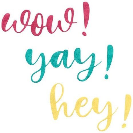 Sizzix Catherine Pooler Thinlits Die Set Exclamation Word (666993) Sizzix Catherine Pooler Thinlits Die Set Exclamation Word (666993)