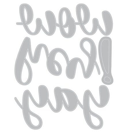 Sizzix Catherine Pooler Thinlits Die Set Exclamation Word (666993) Sizzix Catherine Pooler Thinlits Die Set Exclamation Word (666993)