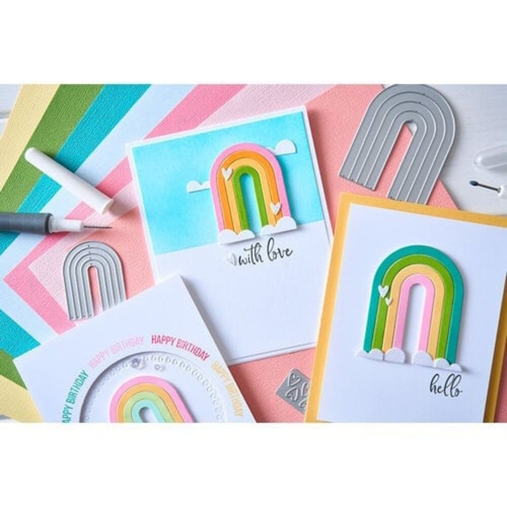 Sizzix Catherine Pooler Thinlits Die Set Rainbow Arches (666999)
