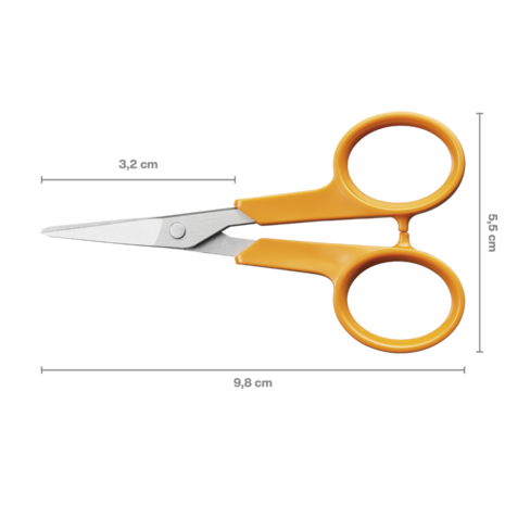 Fiskars Embroidery Scissors Straight Classic 10cm (1075061)