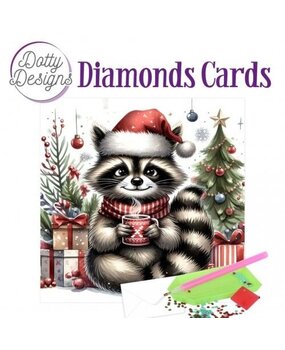 Find It Trading Diamond Cards Set Christmas Raccoon (DDDC1202) Find It Trading Diamond Cards Set Christmas Raccoon (DDDC1202)