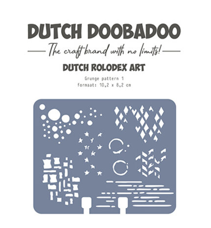Dutch Doobadoo Dutch Mask Art Rolodex Grunge Pattern 1 (470.715.900)